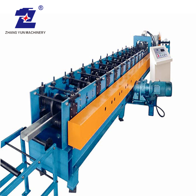 China Roll Ehemalige Fabrik CZ Purlin Baustoffherstellungsmaschine Austauschbare Rollformmaschine
