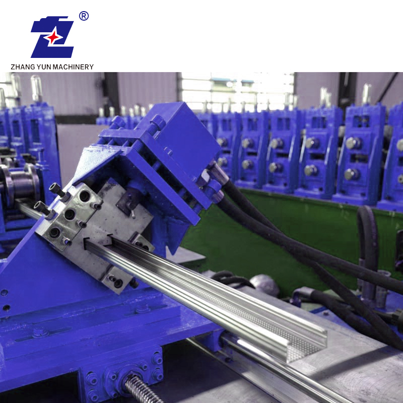 Heißverkaufskabellose Produktionslinie perforiertes Blech -Stanzmaschine Kabelleiter Rollformmaschine