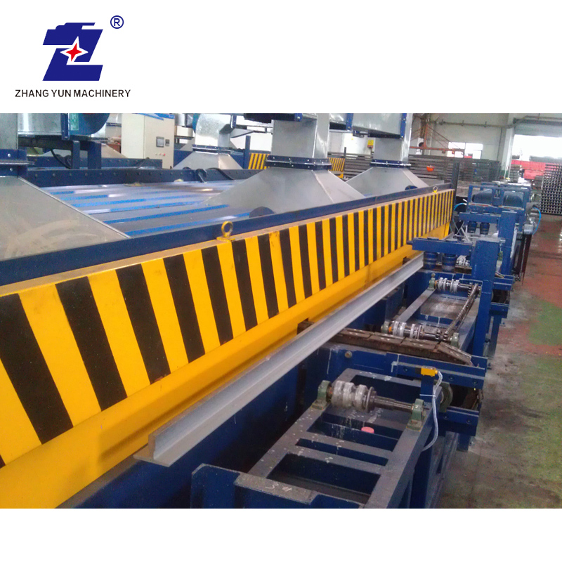 Hochverkaufte T45A T50A Cold Drawn Guide Rail Processing -Produktionslinie für Aufzug