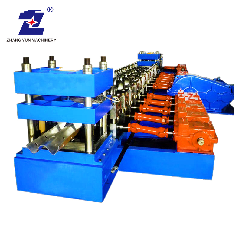 Automatische Hersteller von Wellenhärtungsmaschine mit verzinkter Stahl mit 3 Wellen -Leitplanken.