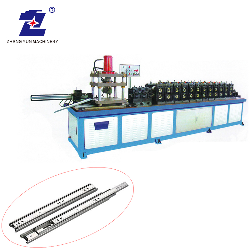 Hersteller Die neueste Technologie Kundenspezifische Metall-SPS-Steuerung Kugellager-Schubladenführungen Rollformmaschine