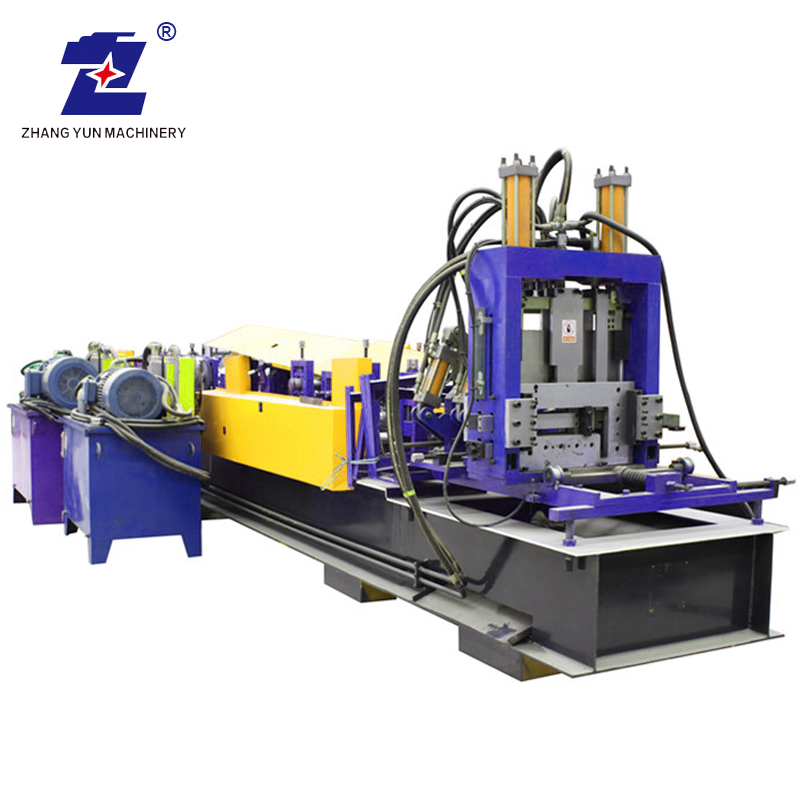 Direkte Fabrikherstellung wettbewerbsfähiger Preis veränderbarer CZ -Abschnitt Konstruktion Purlin Rollformmaschine