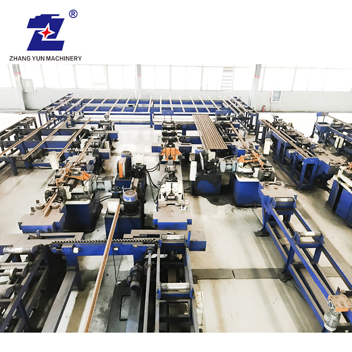 Mit CNC PLERER Design Patent hohe Genauigkeit Automatische Aufzugsanleitung Guide Rail Processing Produktionslinie